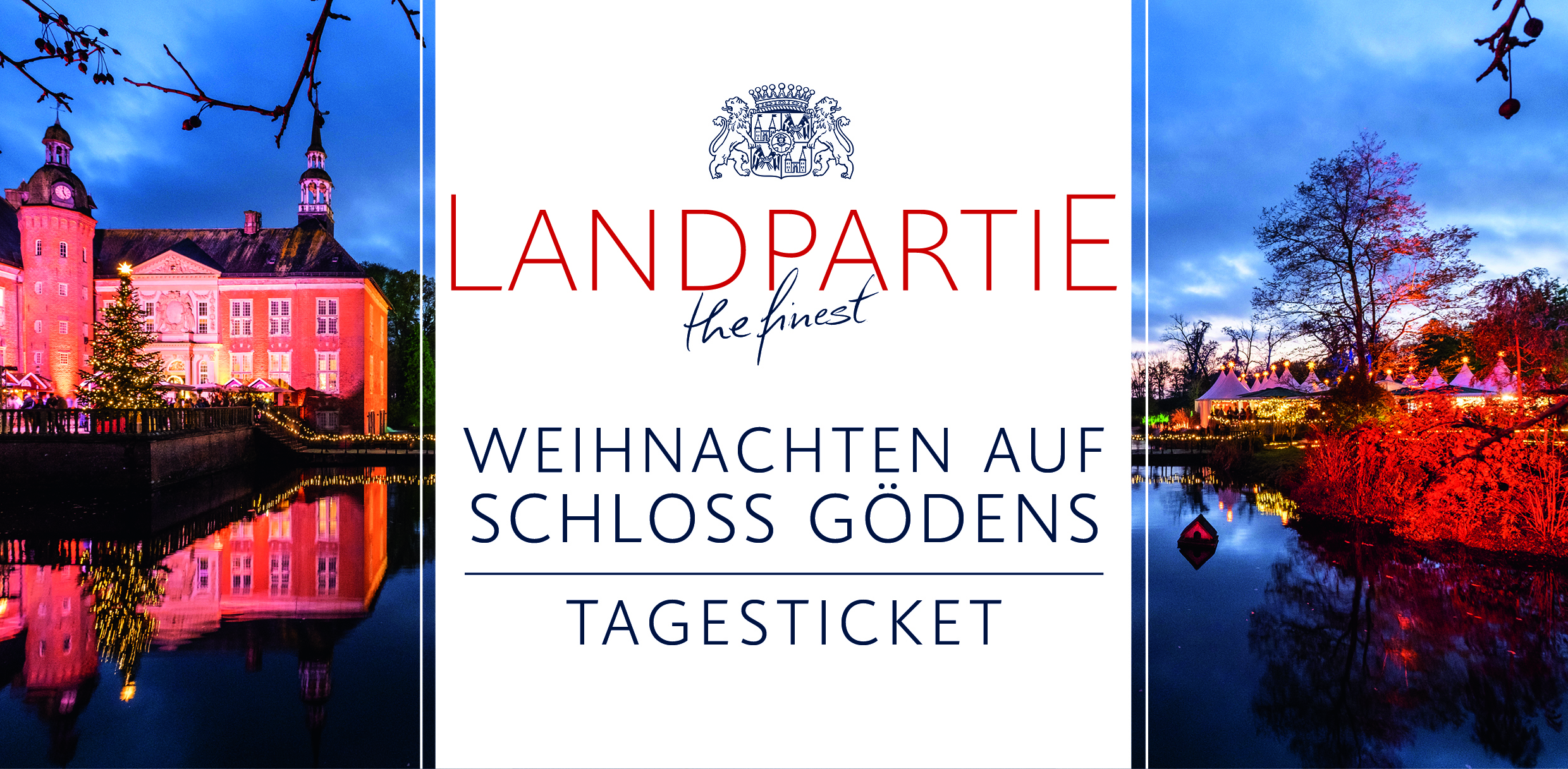 Weihnachtliche Landpartie Schloss Gödens 2025 | Tagesticket für den 29.11.2025